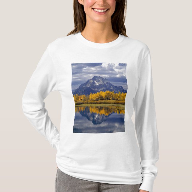 Camiseta EE.UU., Wyoming, Grand Teton NP. En contra de (Anverso)