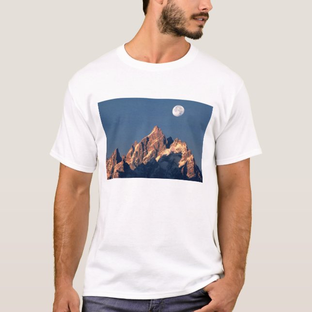 Camiseta EE.UU., Wyoming, Grand Teton NP. Los juegos de lun (Anverso)