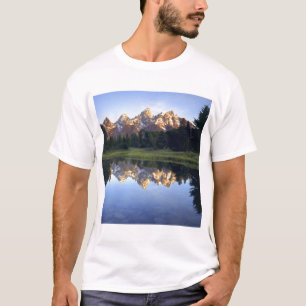 Camiseta EE. UU., Wyoming, Parque Nacional Grand Teton. Gra