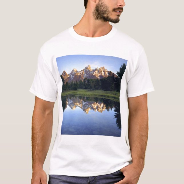 Camiseta EE.UU., Wyoming, Parque Nacional Grand Teton. Gran (Anverso)