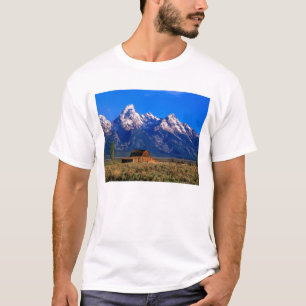 Camiseta EE.UU., Wyoming, Parque Nacional Grand Teton, mañ