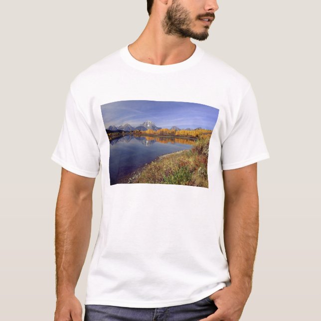 Camiseta EE.UU., Wyoming, Parque Nacional Grand Teton. Mt.  (Anverso)