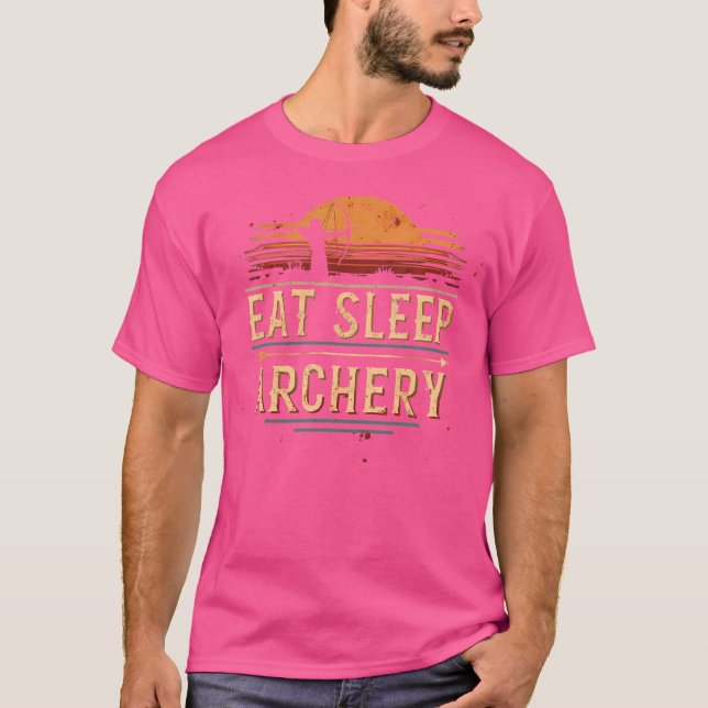 Camiseta Eee Sleep Archery Enthusiast Sunset (Anverso)