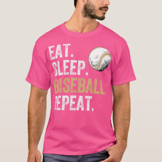 Camiseta Eee Sleep Baseball Repetir 1