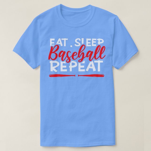 Camiseta Eee Sleep Baseball Repetir 1 (Diseño del anverso)
