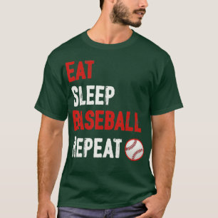 Camiseta Eee Sleep Baseball Repetir 4