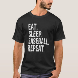 Camiseta Eee Sleep Béisbol Repetir Béisbol Premium