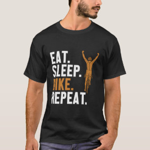 Camiseta Eee Sleep Bike Repetir Gravel City Bicicleta Bic
