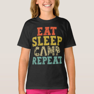 Camiseta Eee Sleep Camp Repeat Camover