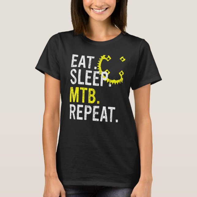 Camiseta Eee Sleep MTB Repeat Mountain Bike 2 (Anverso)