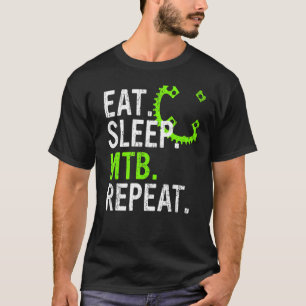 Camiseta Eee Sleep MTB Repetir Bicicleta de Montaña 4