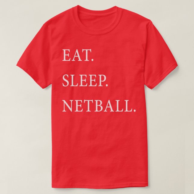 Camiseta Eee Sleep Netball 2 (Diseño del anverso)