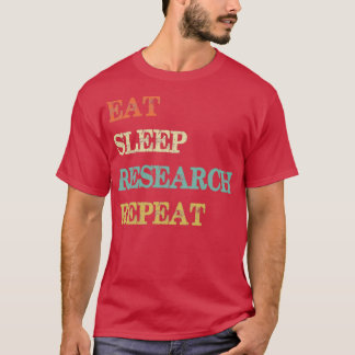 Camiseta Eee Sleep Research Repetir 1