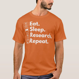 Camiseta Eee Sleep Research Repetir 4