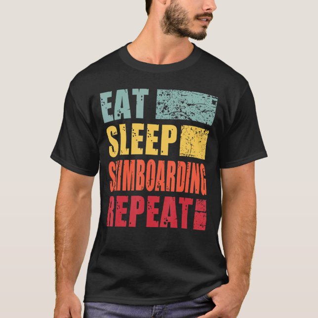Camiseta Eee Sleep Skimboarding (Anverso)