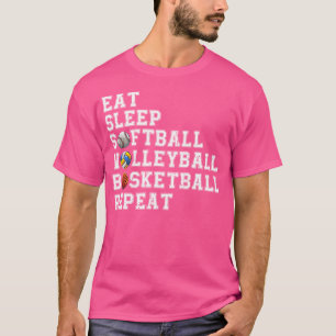 Camiseta Eee Sleep Softball Voleibol Basketball Repetir Bb