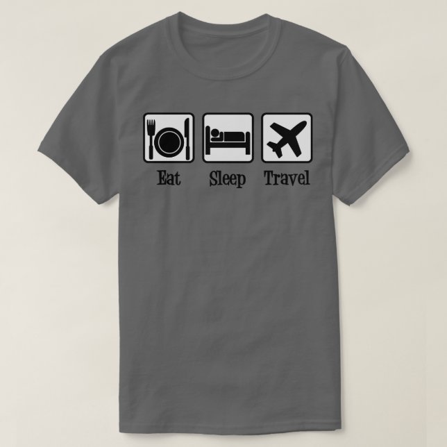 Camiseta Eee Sleep Travel (Diseño del anverso)