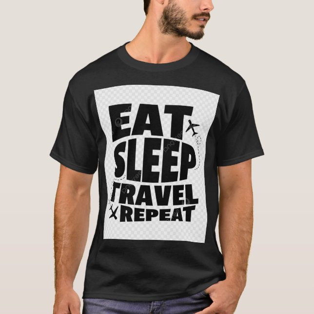 Camiseta Eee Sleep Travel (Anverso)