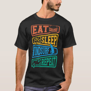 Camiseta Eee Sleep Windsurf Repetir Surfing Water Sports Wi