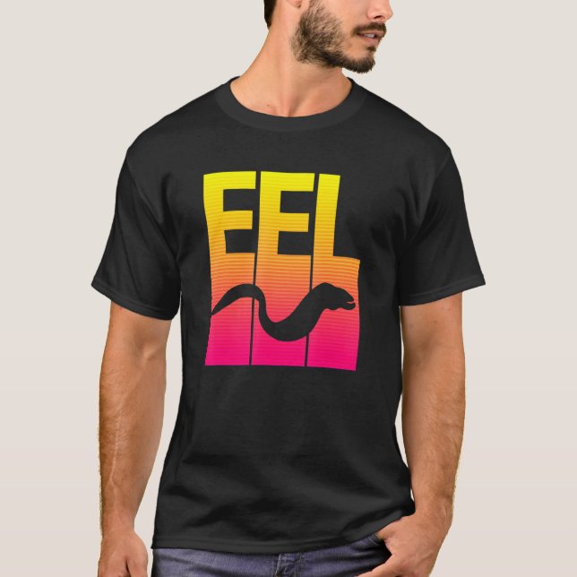 Camiseta Eel Fish Retro (Anverso)