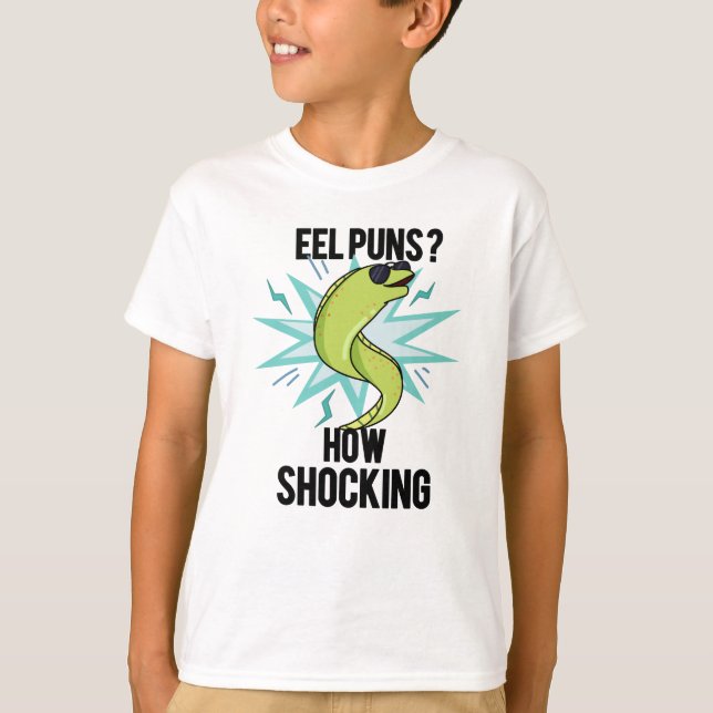 Camiseta Eel Puns Cómo Impresionante Graciosa Pun Animal (Anverso)