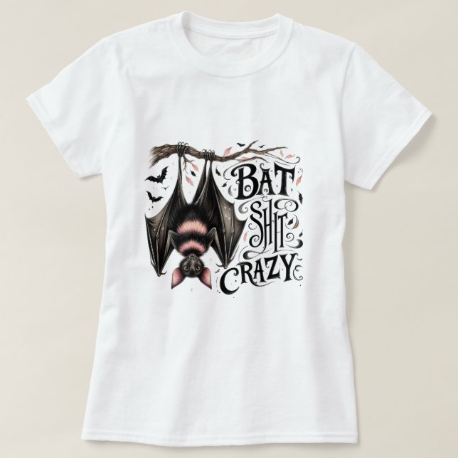 Camiseta Eerie Arboreal Bat Decour Adorable (Diseño del anverso)