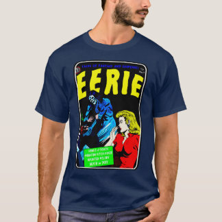 Camiseta 'EERIE' de historietas de terror de los a