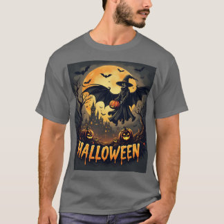 Camiseta Eerie Elegance: Halloween Mystique