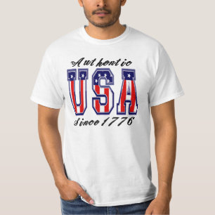 Camiseta EEUU auténtico patriótico desde 1776