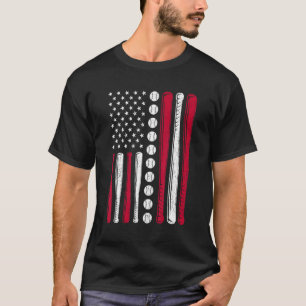 Camiseta EEUU Bandera Americana Béisbol Hombres Patrióticos