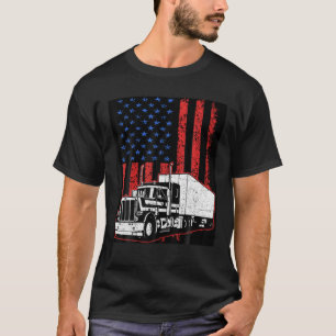 Camiseta EEUU Bandera Americana Semi Conductor de Camión 18