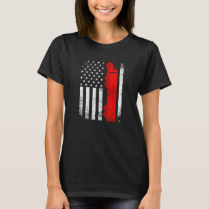 Camiseta EEUU Bandera Americana Semi Conductor de camiones 