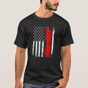 Camiseta EEUU Bandera Americana Semi Conductor de camiones 