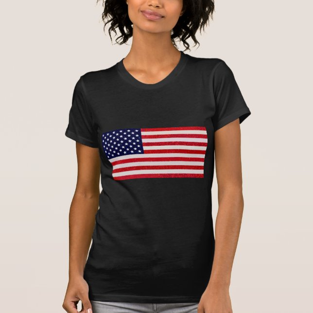 Camiseta EEUU - Bandera estadounidense (Anverso)