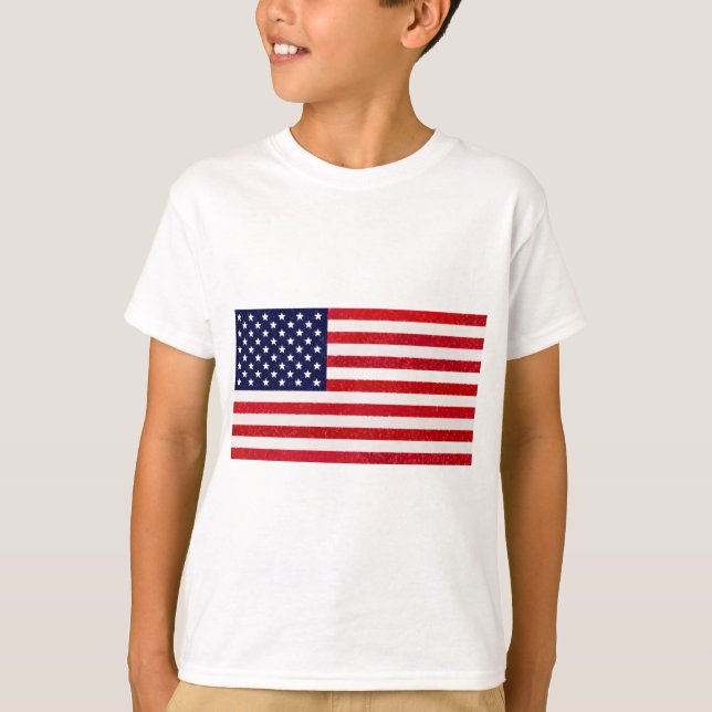 Camiseta EEUU - Bandera estadounidense (Anverso)