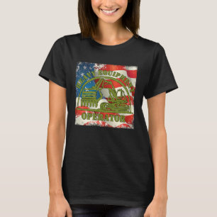 Camiseta EEUU Bandera US Heavy Equipment Excavator Operator