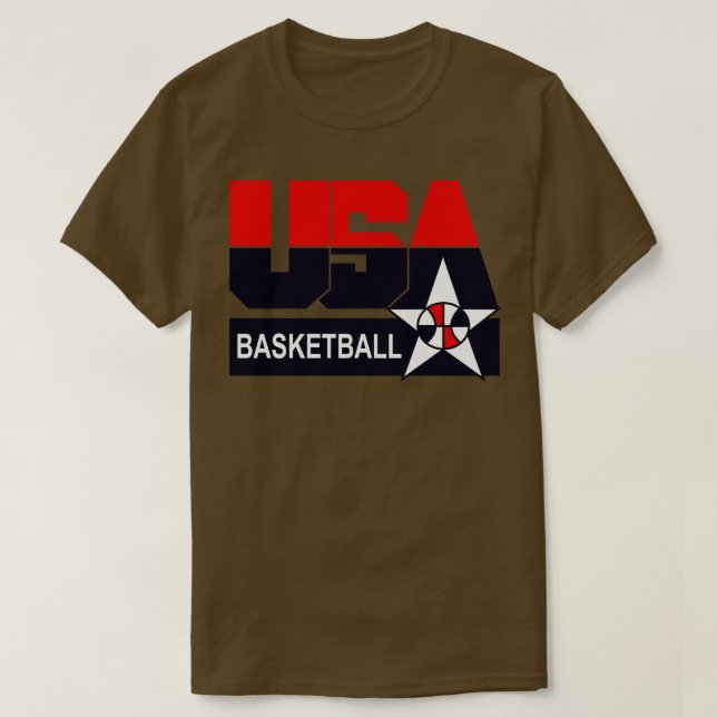 Camiseta EEUU Bball Basketball Baseball TShirt (Diseño del anverso)