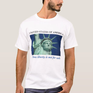 Camiseta EEUU - Donde la libertad no está en venta