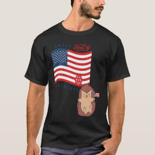 Camiseta EEUU EEUU Animales de la libertad de tierras dulce