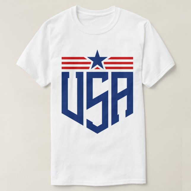 Camiseta EEUU Emblem Typography (Diseño del anverso)