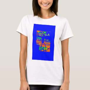 Camiseta EEUU Espero Fuerte Juntos - Un Tapiz Patriótico
