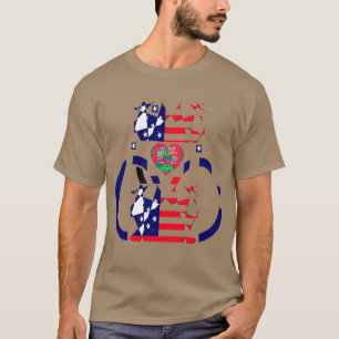 Camiseta EEUU Hope Hermosa Ar de diseño de Bandera Nacional
