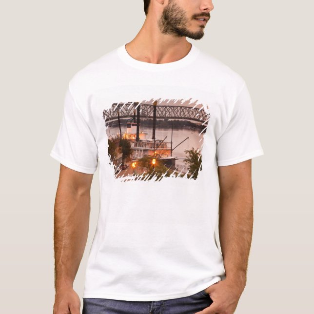 Camiseta EEUU, Mississippi, Natchez. Natchez bajo el (Anverso)