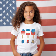 EEUU Patriota 4 de Julio de Popsicles del Día de l
