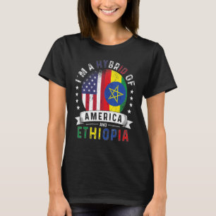 Camiseta EEUU Patriota Etiopía Bandera Etíope Estadounidens