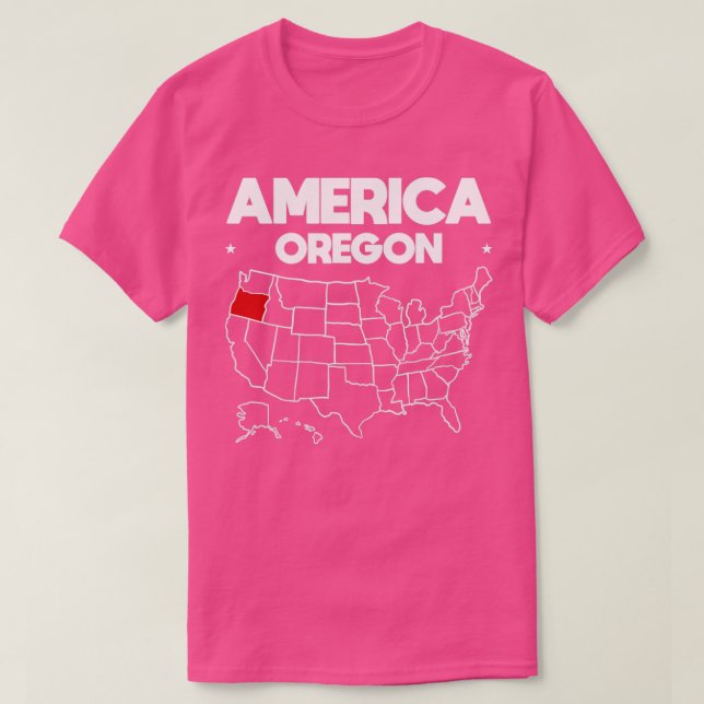 Camiseta EEUU regalo Oregon State (Diseño del anverso)