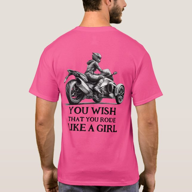 Camiseta EEUU Spyder Ryders - Como Un Chica (Reverso)
