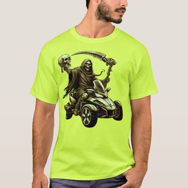 Camiseta EEUU Spyder Ryders - Skeleton Skeleton Spyder Fron (Anverso)