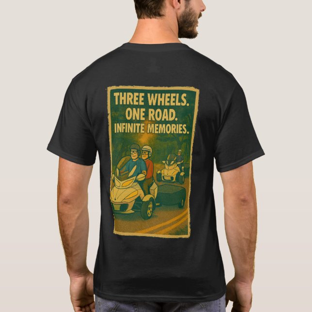 Camiseta EEUU Spyder Ryders - Wheels-Road-Recuerdos1 (Reverso)