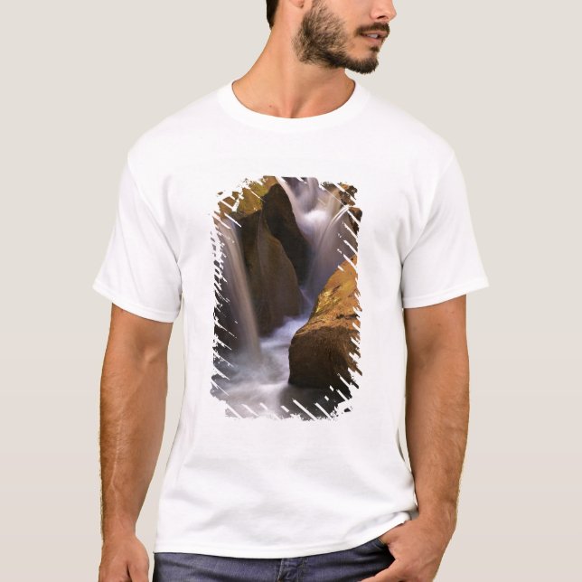 Camiseta EEUU, Utah, Escalante. Cascada en 2 (Anverso)